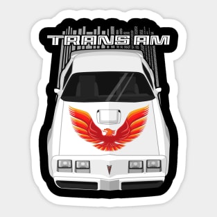 Firebird Trans Am 79-81 - white and orange Sticker